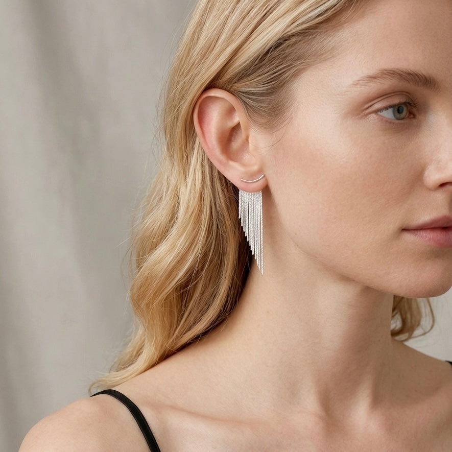 Abstract Sculptural Statement Earrings