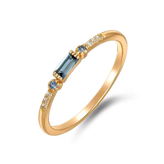 Blue Topaz Fine Jewelry Ring