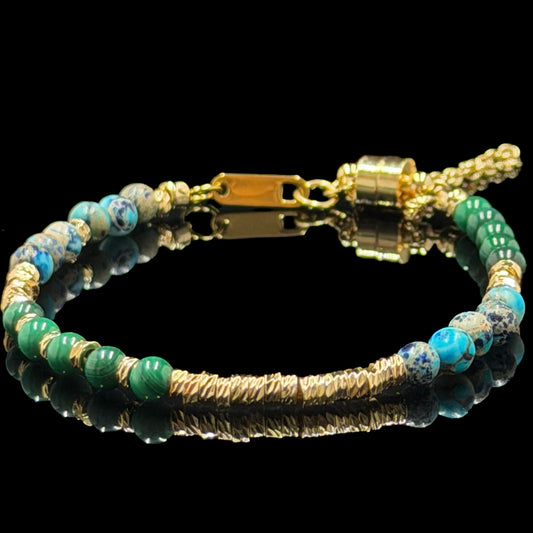 Verdant Malachite Bracelet – Harmony & Protection