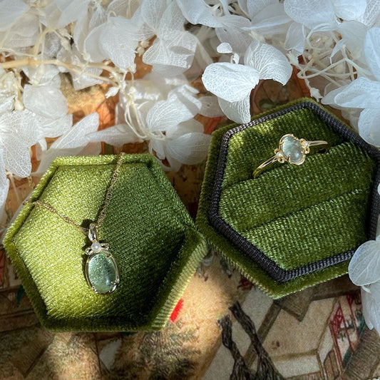 Green Fluorite Pendant Necklace – Gentle Balance