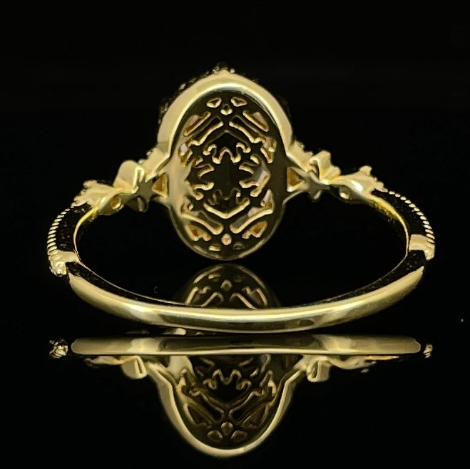 Champagne Quartz Ring – Whispering Light