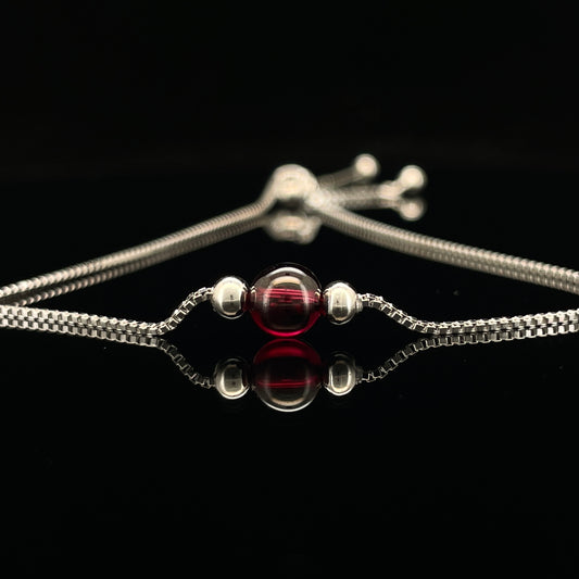 Garnet Bracelet–Soul Ember
