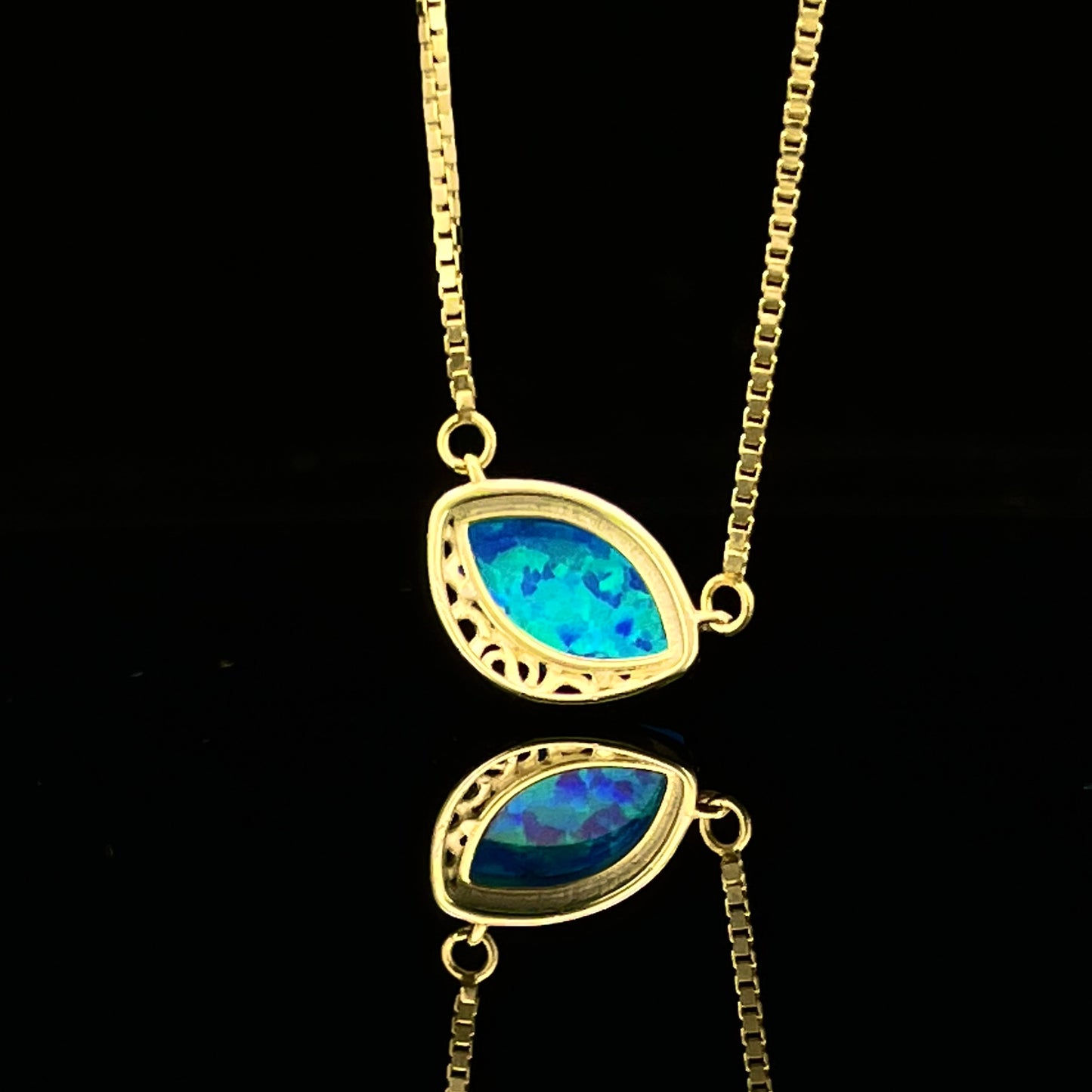 Blue Opal Necklace – Dreamlight Clarity