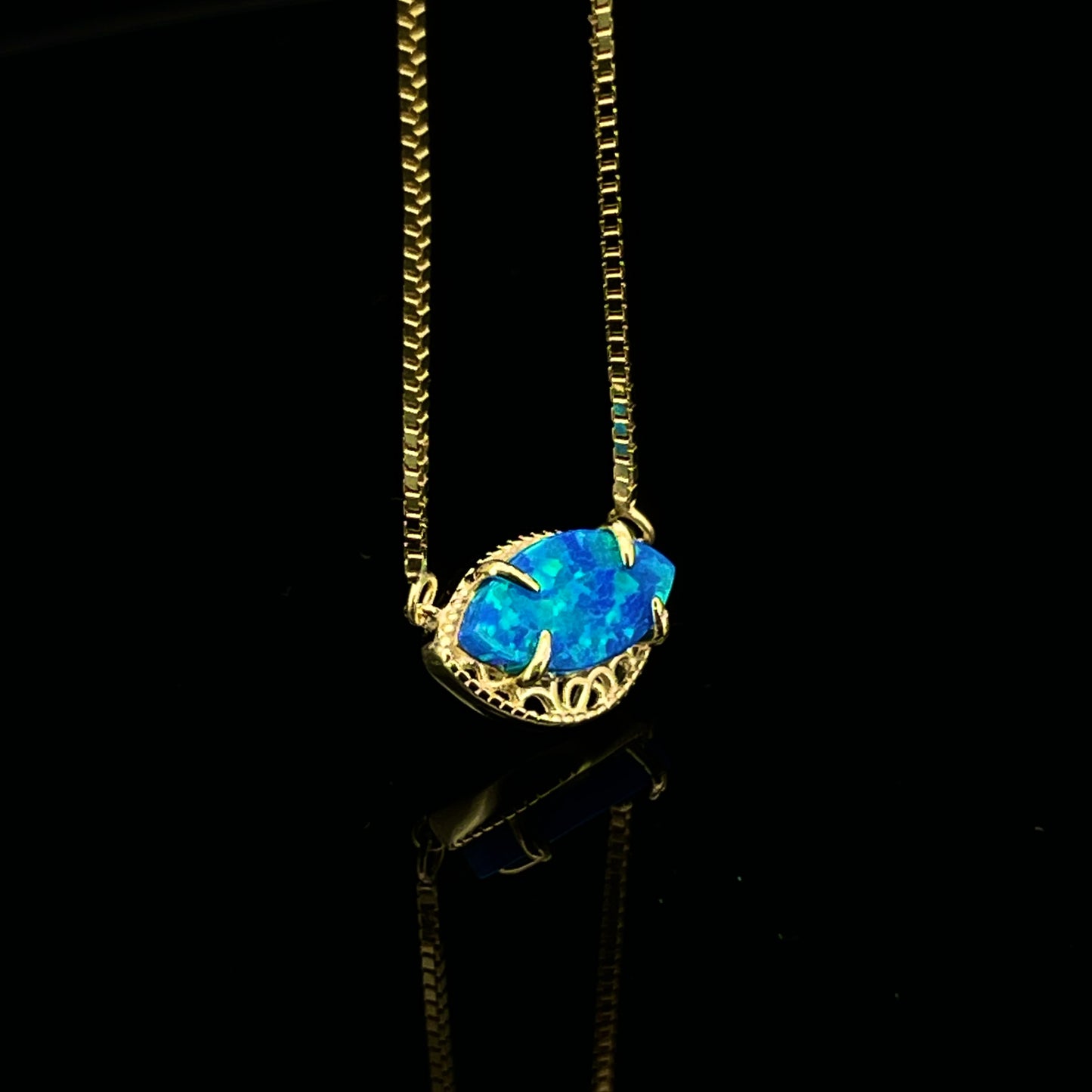 Blue Opal Necklace – Dreamlight Clarity