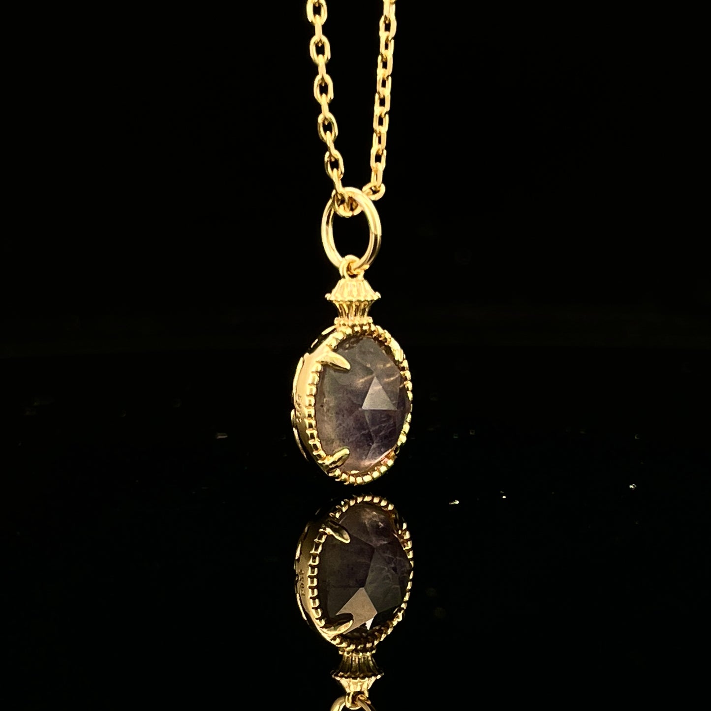 Amethyst & Labradorite Necklace– Tranquil Spirit