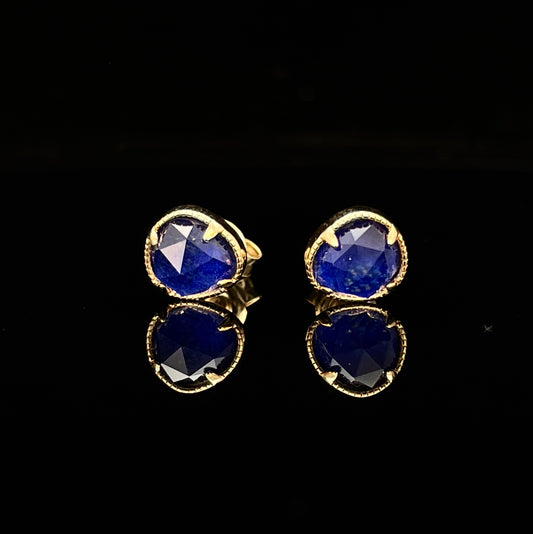 Lapis & Quartz Earrings – Subtle Insight