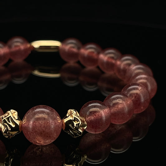 Strawberry Quartz Bracelet – Amulet of Love