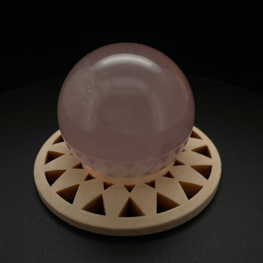Natural Rose Quartz Crystal Sphere – 4.5cm