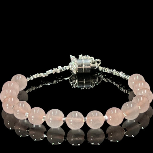 Rose Quartz Bracelet – Tender Guardian
