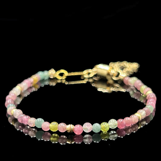 Pastel Tourmaline Bracelet-Joyful Mood