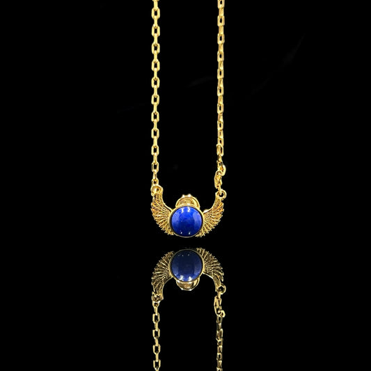 Sun God Lapis Necklace – Wisdom & Power