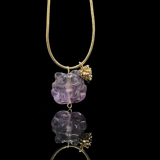 Nine-Tails Amethyst Necklace – Wisdom & Protection
