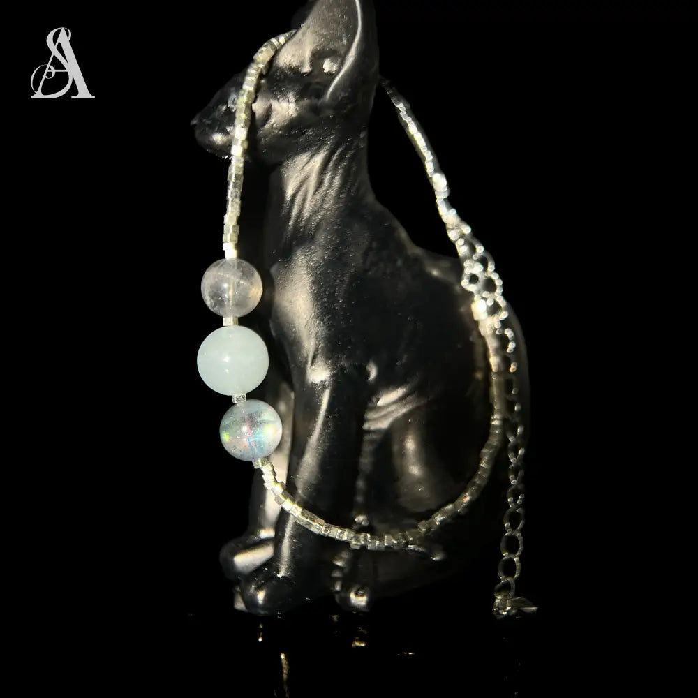 Aquamarine & Labradorite Bracelet-Compass of the Heart Jewellry